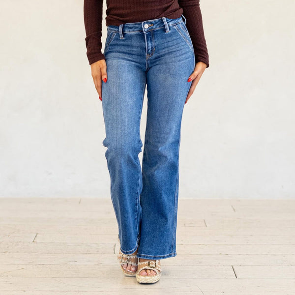 KanCan PETITE Layla Flare Jean
