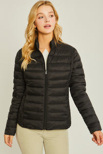 Black Classic Puffer Jacket