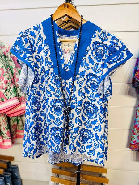 UMGEE Blue Coastal Top