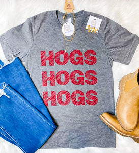 Hogs Hogs Hogs Game Day Tee