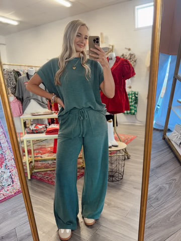 Mineral Wash 2PC SET Dark Green