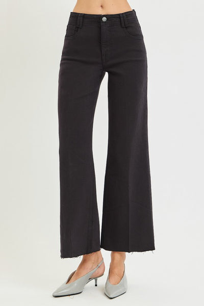 RISEN Black Tummy Control Ankle Jean