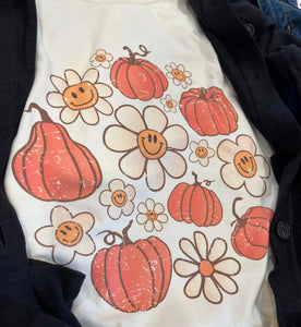 Comfort Colors Pumpkin Daisy Tee