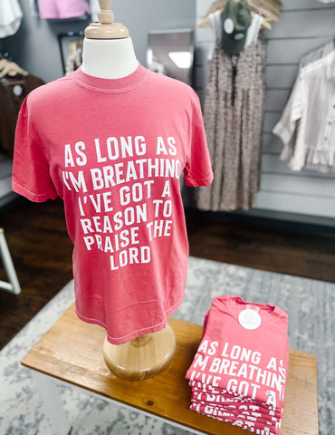 Comfort Colors As Long As I'm Breathing