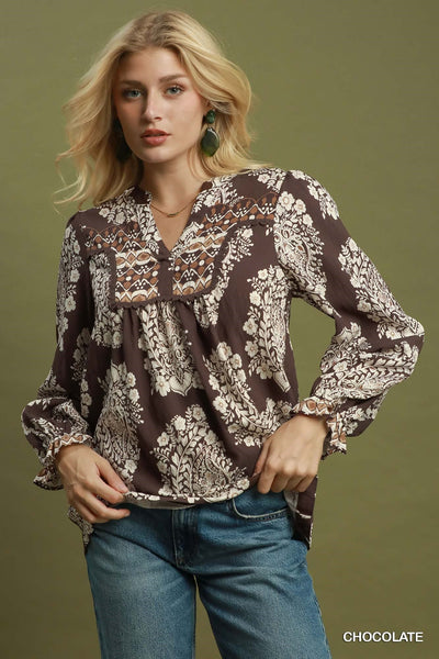 UMGEE London Paisley Top Cocoa Mix