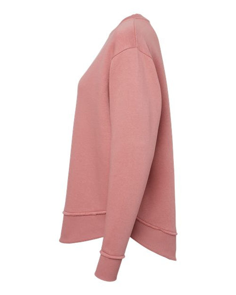 Weekend Fleece Casual Sweatshirt Mauve