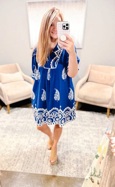 UMGEE Royal Blue Evie Dress