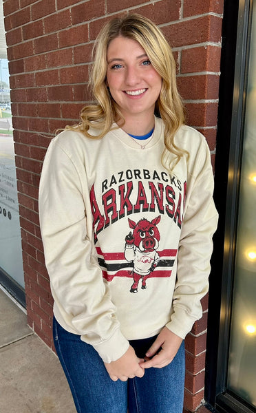 Arkansas Razorback Mascot Sweatshirt