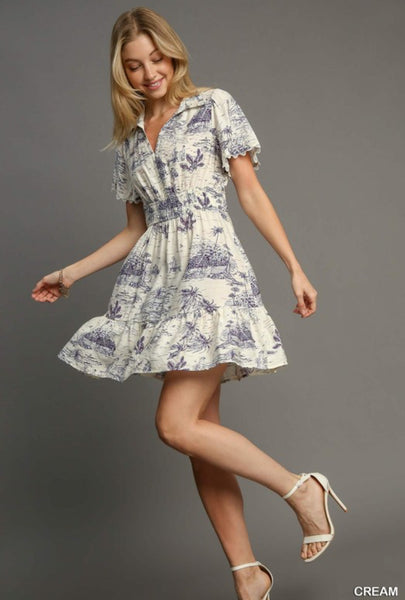 UMGEE Island Dream Dress Blue Mix