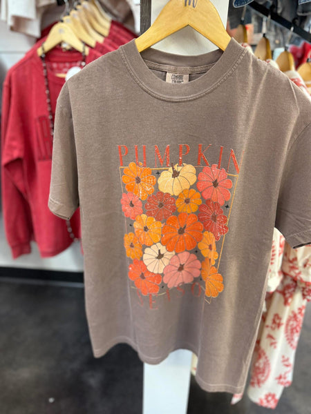 Comfort Colors Espresso Pumpkin Season Tee