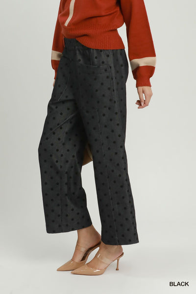 UMGEE Sutton Polka Dot Pant Black Mix