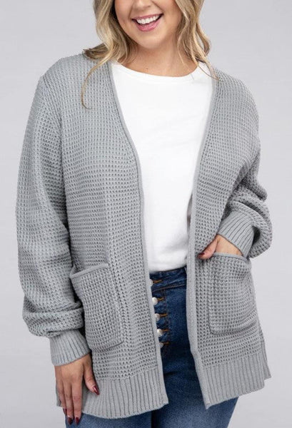 Cooler Days Cardigan Heather Grey