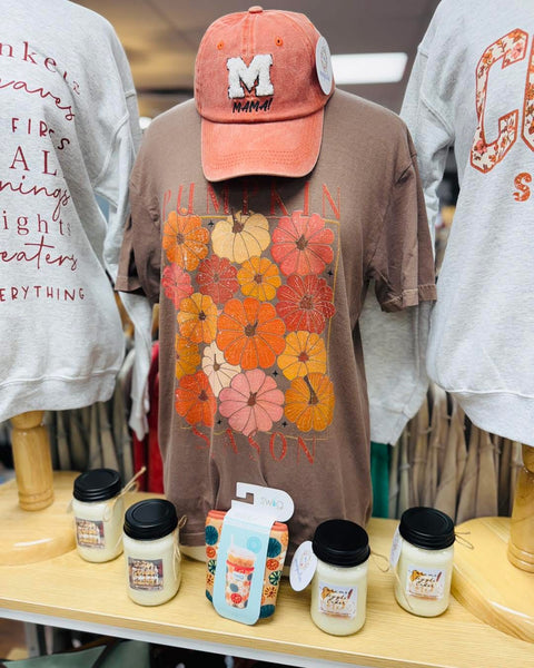 Comfort Colors Espresso Pumpkin Season Tee