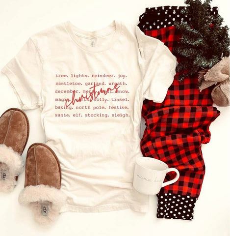 Comfort Colors All Things Christmas Tee