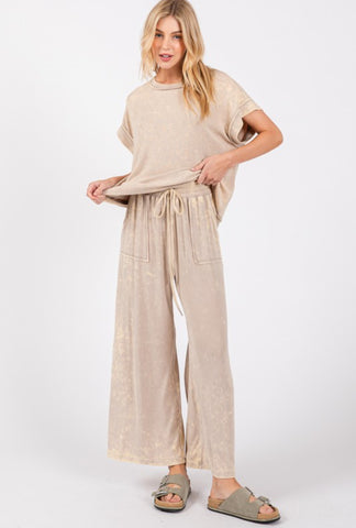 Mineral Wash 2PC SET Taupe