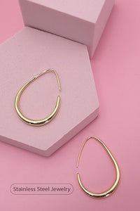 18K S.S. Hoop Earring