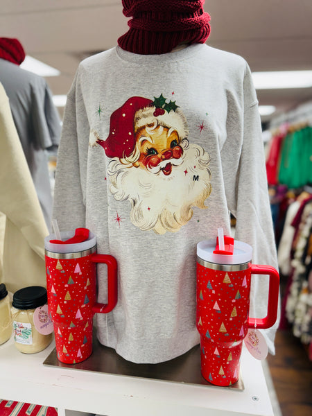 Holly Jolly Vintage Santa Sweatshirt