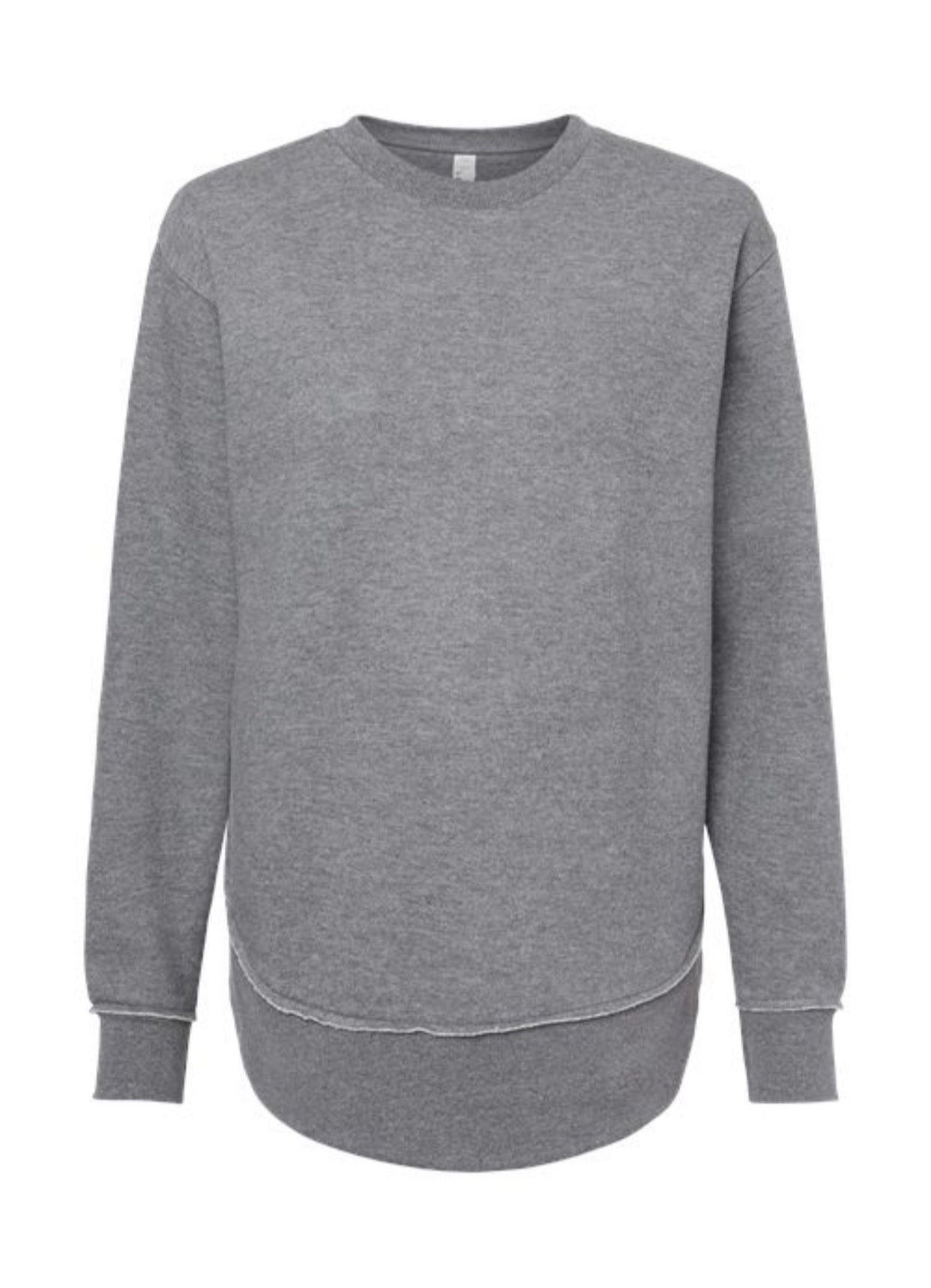 Weekend Fleece Casual Sweatshirt Grey