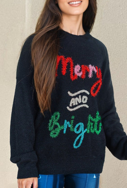 Merry & Bright Holiday Sweater