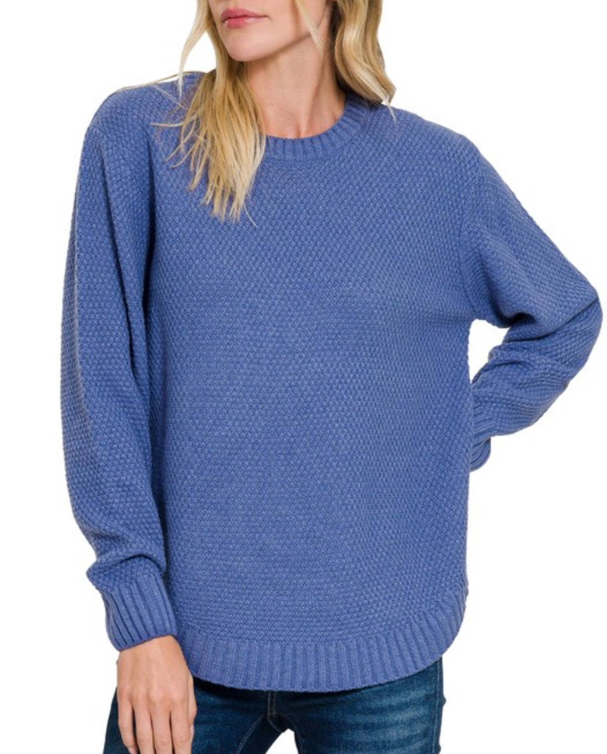 Fireside Classic Sweater Marlin Blue