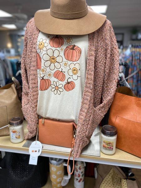 Comfort Colors Pumpkin Daisy Tee