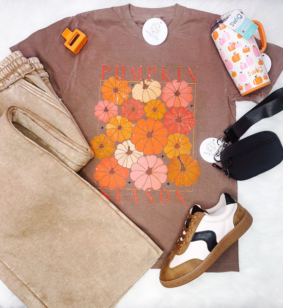 Comfort Colors Espresso Pumpkin Season Tee