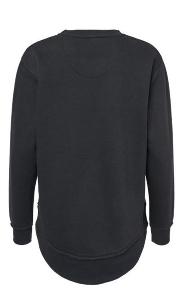 Weekend Fleece Casual Sweatshirt Black