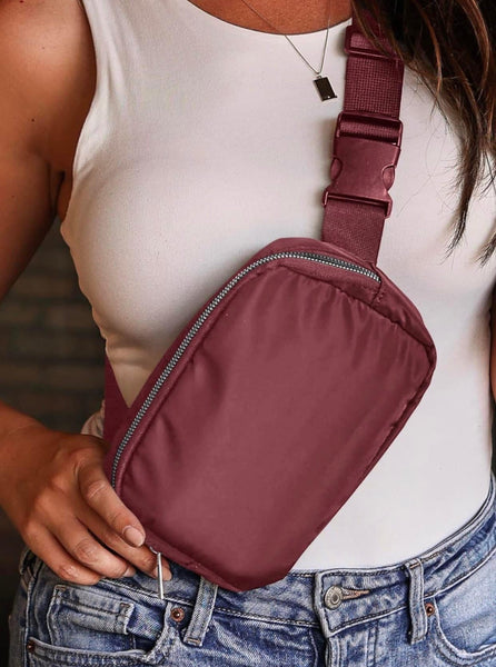 Waterproof Zipper Crossbody Chest Bag