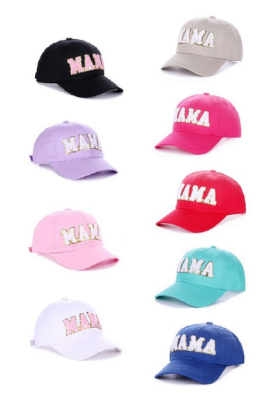 Mama Chenille Patch Baseball Hat