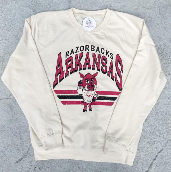 Arkansas Razorback Mascot Sweatshirt