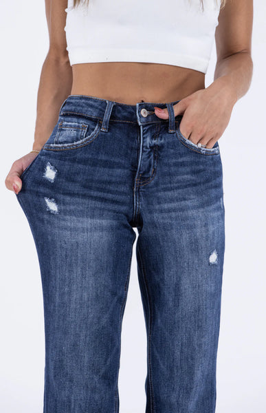 Lovervet Tummy Control Straight Leg Jean