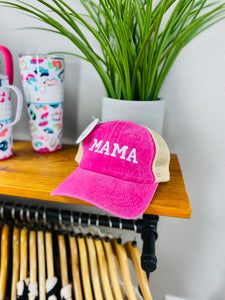 Embroidered MAMA Mesh Hat