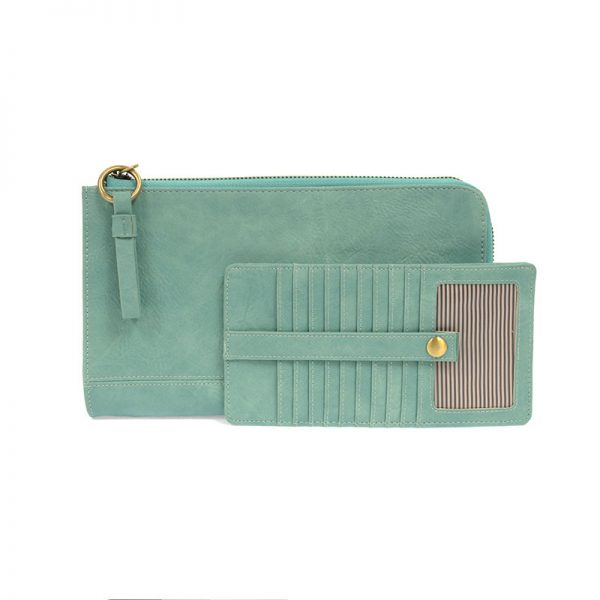 2 PC Karina Convertible Wristlet & Wallet Set Ocean