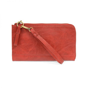 2 PC Karina Convertible Wristlet & Wallet Set Red