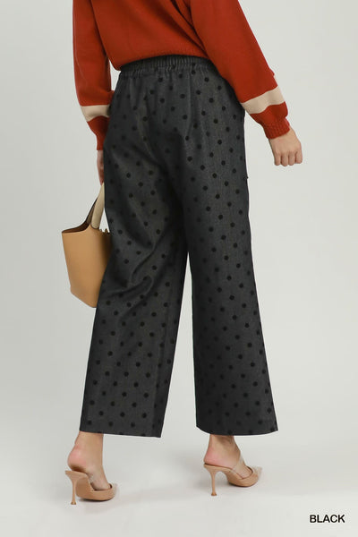 UMGEE Sutton Polka Dot Pant Black Mix