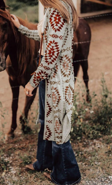 Southwest Longer Length Cardigan