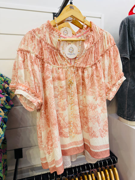 UMGEE Toile French Pink Top