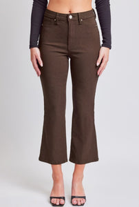 Hyperstretch Crop Kick Flare Pant Cocoa