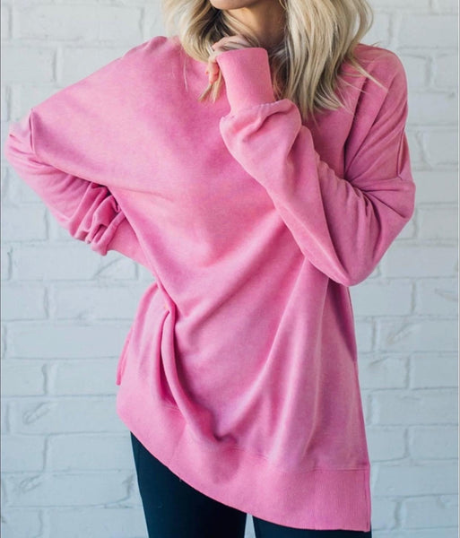 Reese Sweatshirt Pullover Vintage Pink