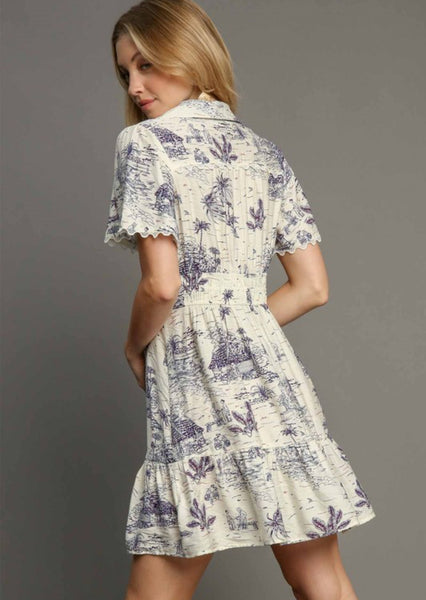 UMGEE Island Dream Dress Blue Mix