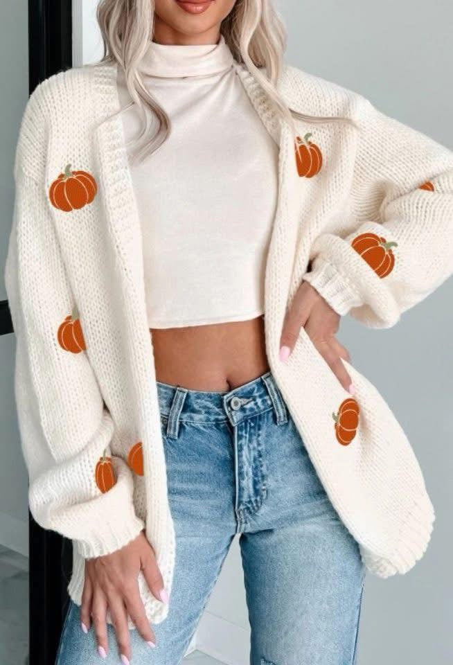 Pumpkin Patch Knit Cardigan