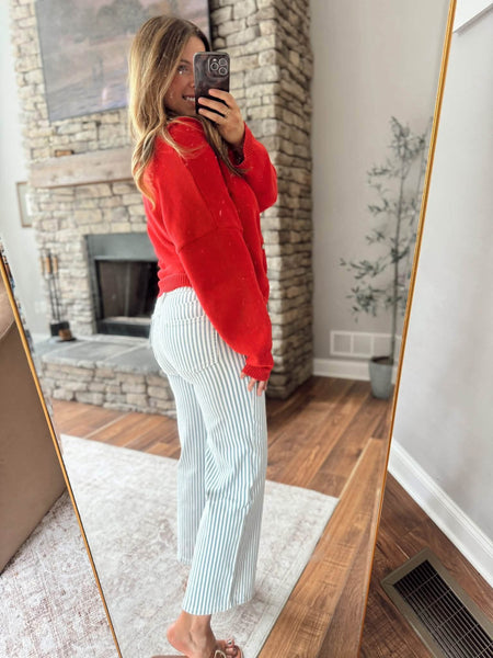 MICA Curious Blue Striped Denim