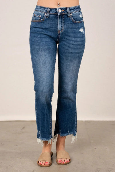 Zenana Denim Lindsey Kick Flare Jean