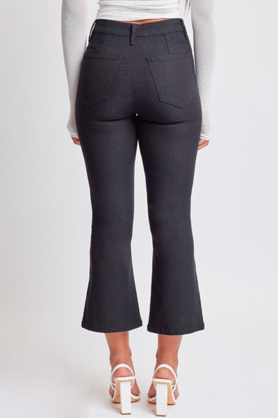 Hyperstretch Crop Kick Flare Pant Black