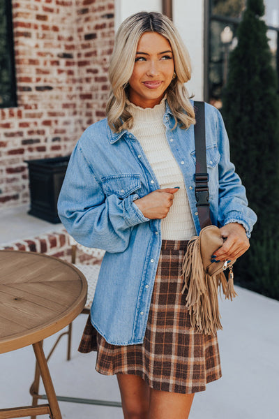 RISEN Denim Button Down Shirt