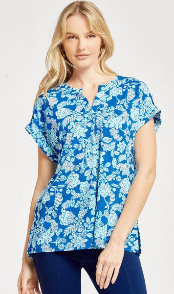 Lizzy Short Sleeve Top Seagrove Royal Mix