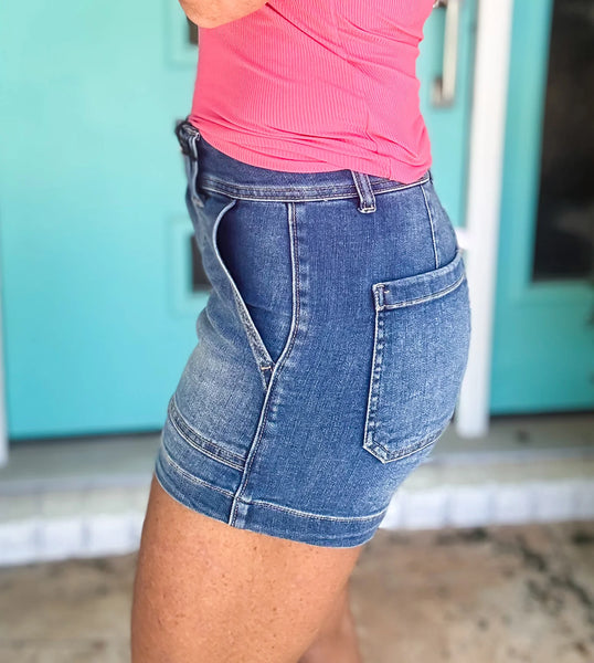 Zenana Utility Pocket Shorts