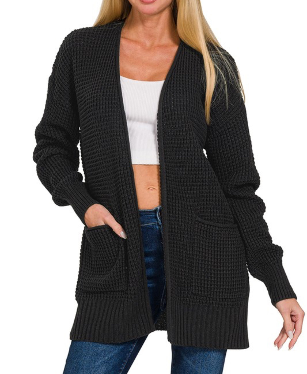 Cooler Days Cardigan Black