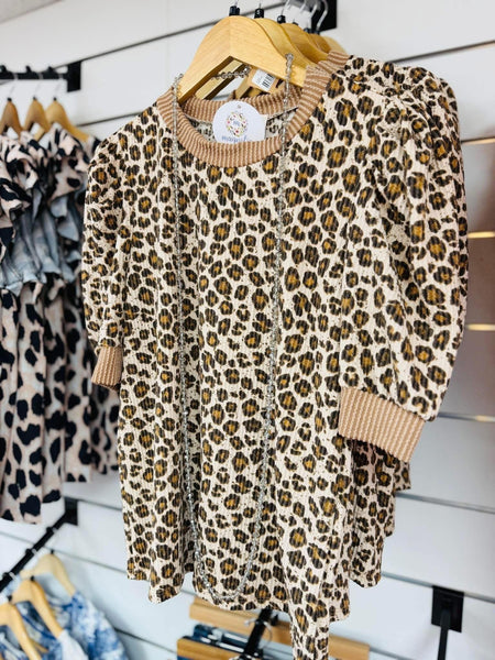 Bailey Leopard Textured Top