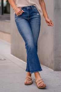 RISEN Nina Dark Wash Straight Jean